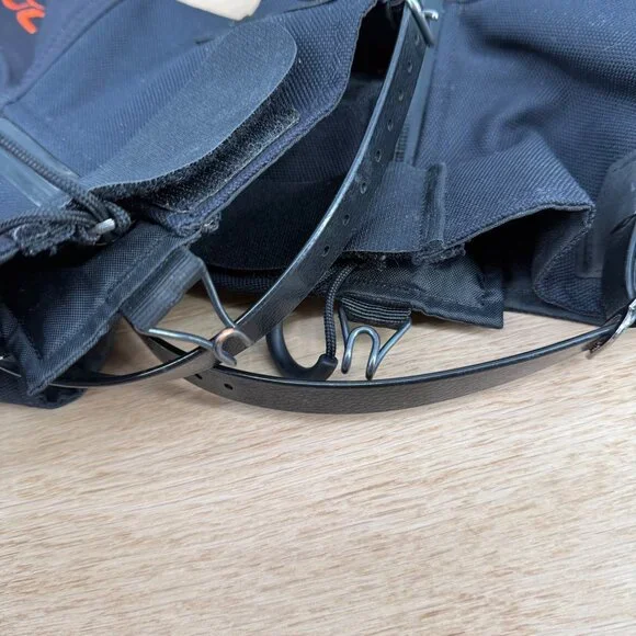 Hillsound Unisex Armadillo LT Gaiter Size Small Black Full Zip Waterproof HSG004 - Picture 5 of 12